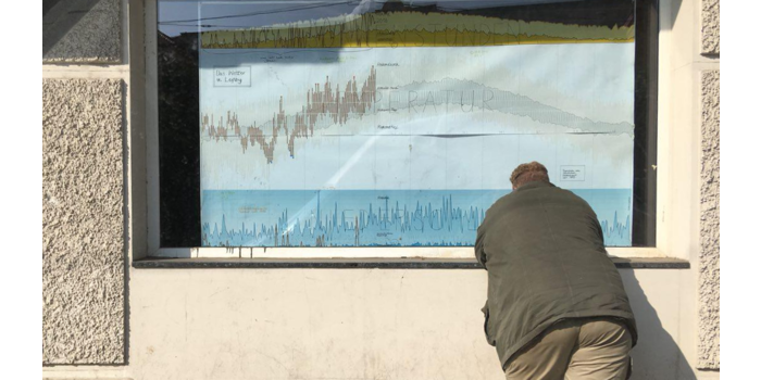 Schöne Schaubilder am Rathaus Leutzsch